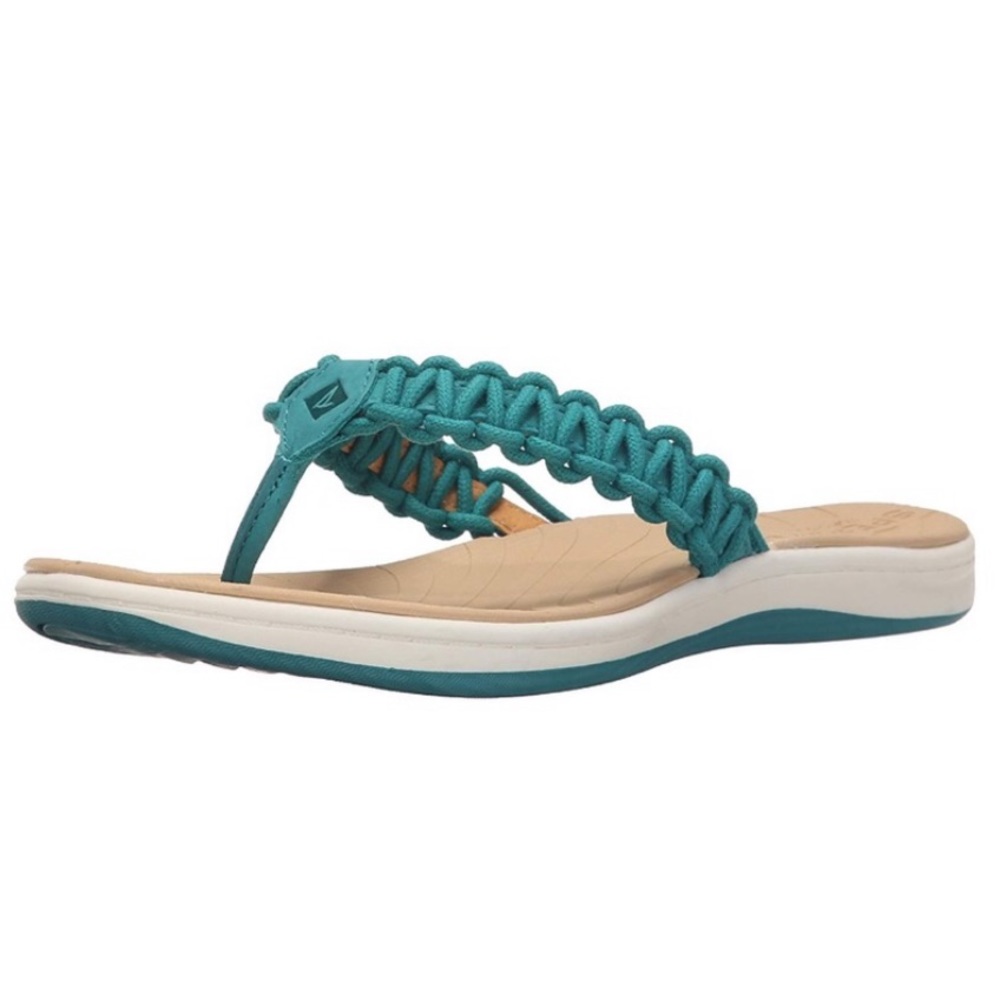 SPERRY LEATHER FLIP FLOPS